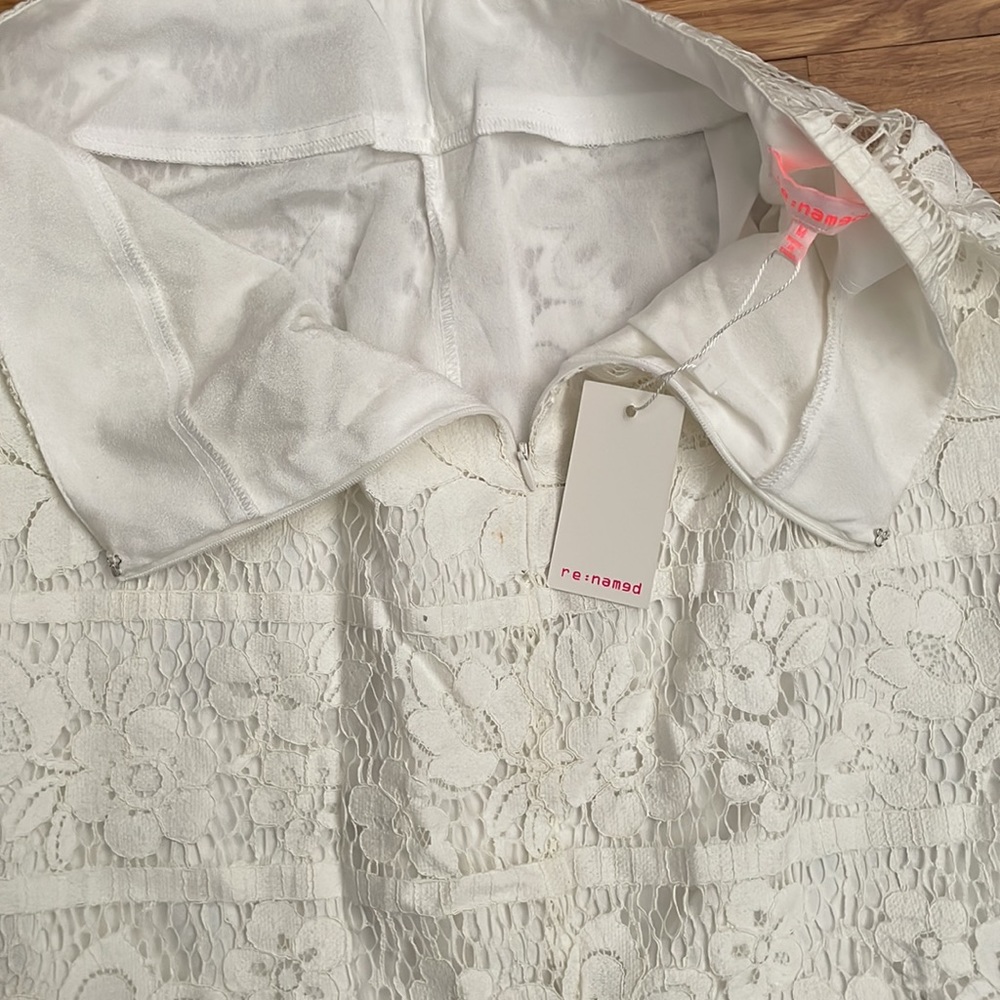 Nwt White Lace Skirt - image 3